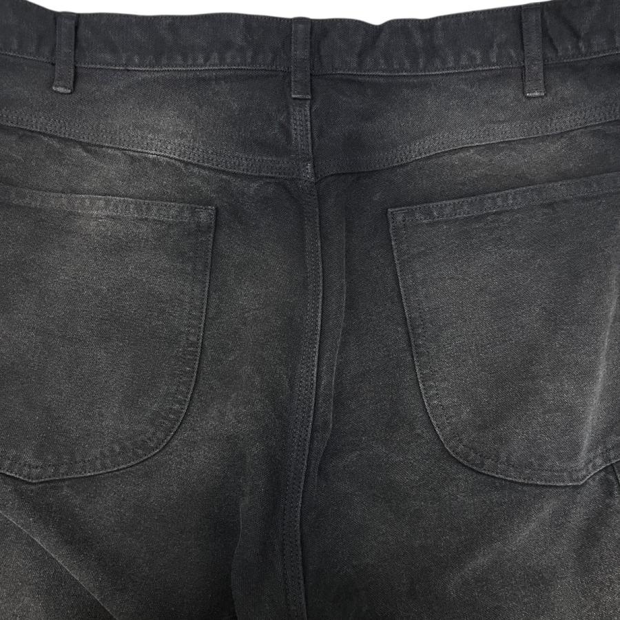 【値下げ】AURALEE PRODUCT DYED ORGANIC COTTON DUCK PAINTER PANTS A25AP03CD ブラックの画像