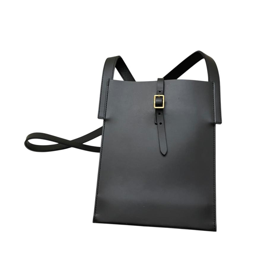 Hender Scheme（エンダースキーマ） レザーショルダーバッグ ブラック