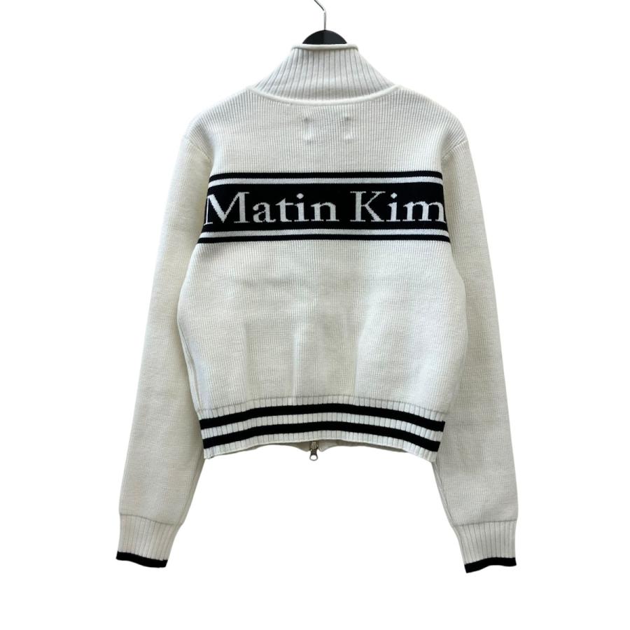 マーティ マーティンキム MATIN KIM ジップカーディガン ホワイト