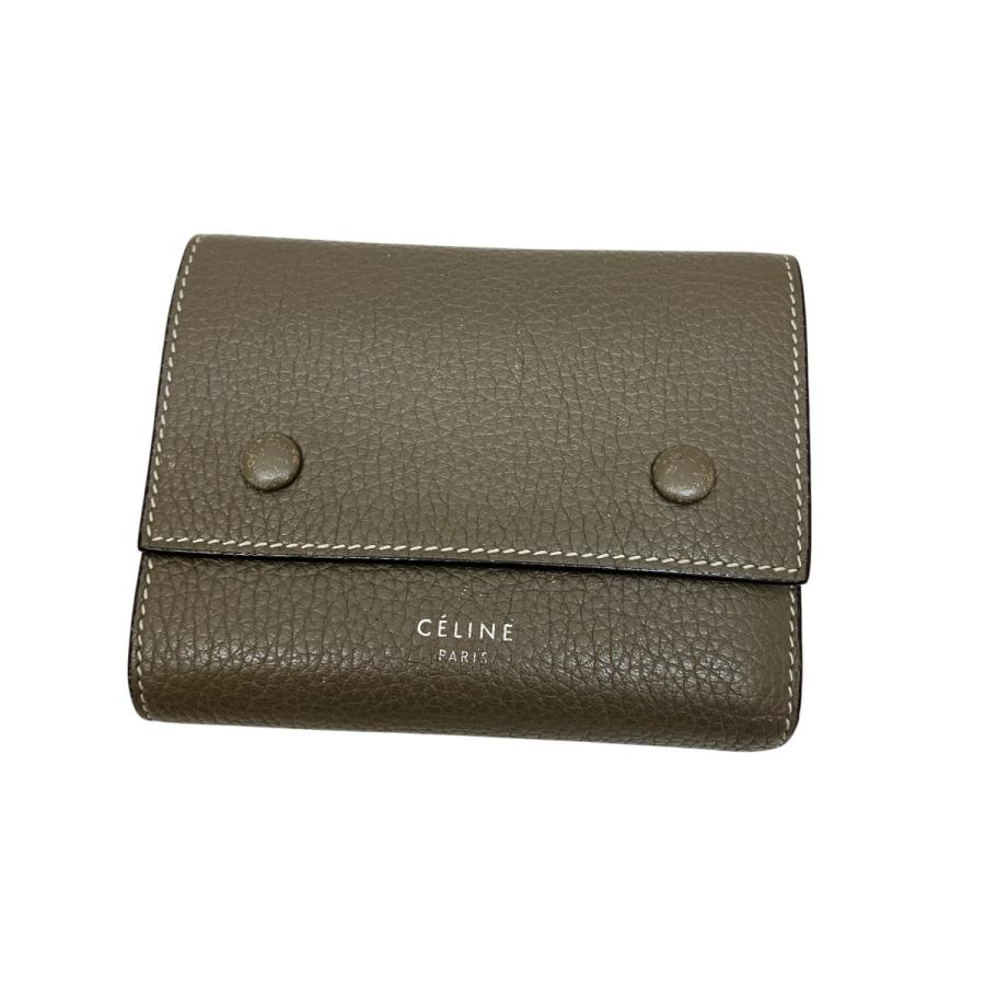 セリーヌ CELINE スモール フォールデッド マルチファンクション ベージュ CELINE（セリーヌ） スモール フォールデッド マルチファンクション 三