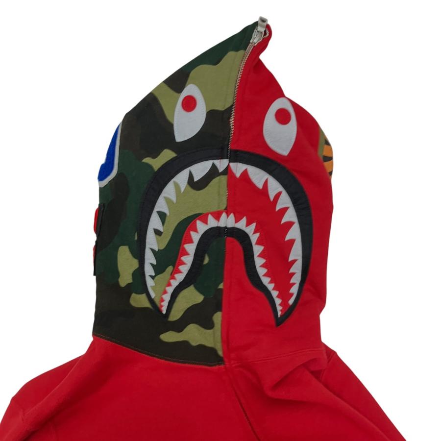 【最終値下げ】A Bathing Ape シャーク フルジップ XL A BATHING APE Big ABC Camo Shark Full Zip Hoodie 