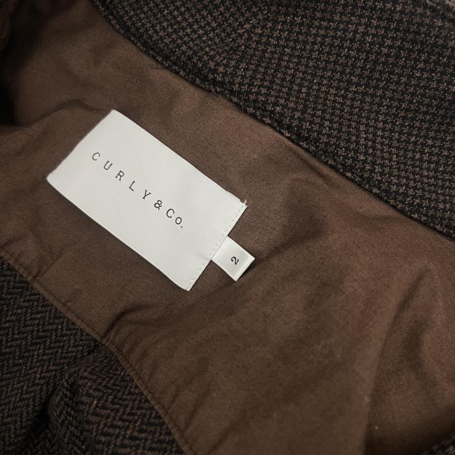 CARLIE カーリー CURLY＆Co． スタンドカラーシャツジャケット 