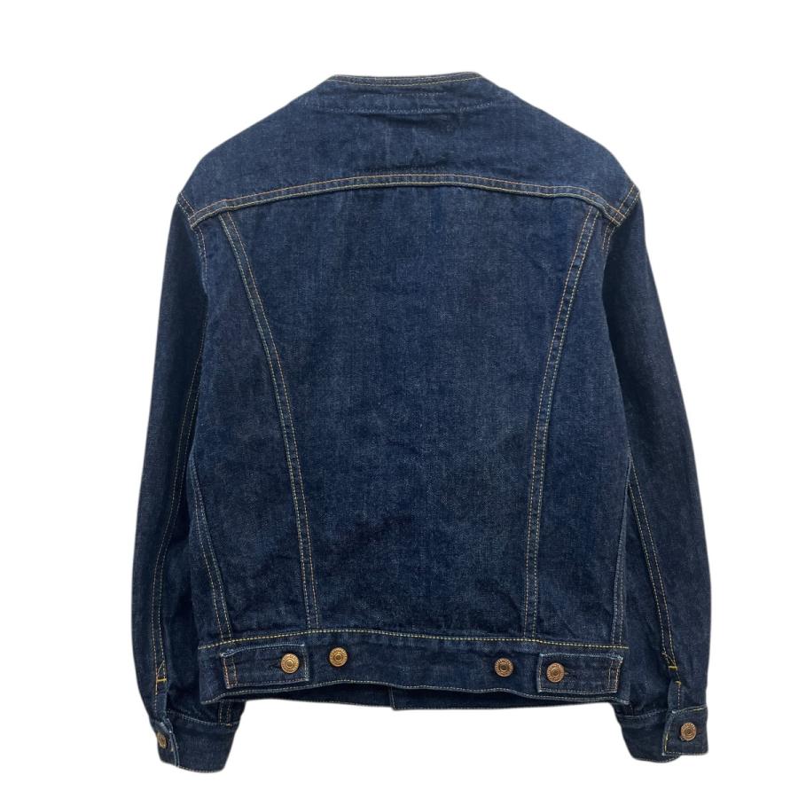エヴィス EVISU ノーカラーデニムジャケット インディゴ サイズ：34