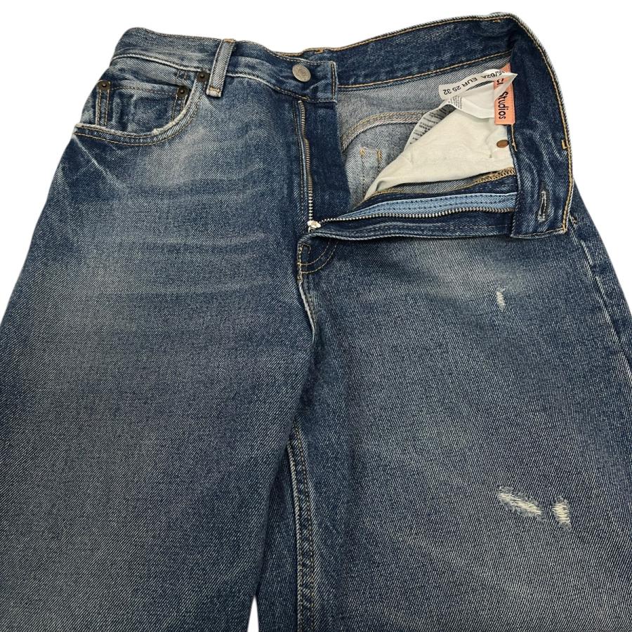 アクネストゥディオズ ACNE STUDIOS 2022F ワイドデニムパンツ A00379 インディゴ サイズ：25の画像