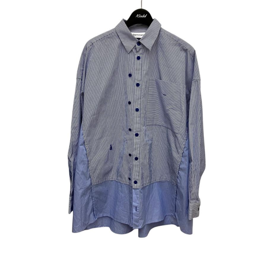 nagonstans ナゴンスタンス nagonstans wide flare shirt 長袖シャツ 