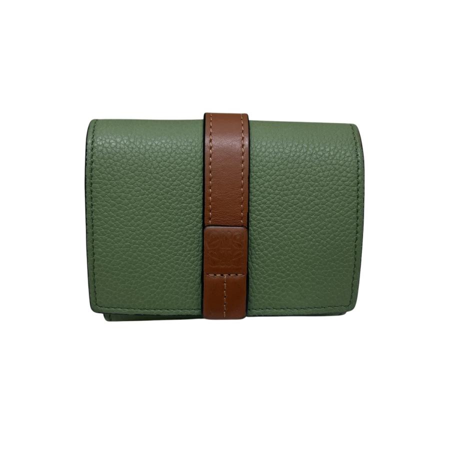 Loewe グリーン 三つ折り財布 LOEWE（ロエベ） LOEWE 3つ折り財布 グリーン : カインドオルYahoo!店