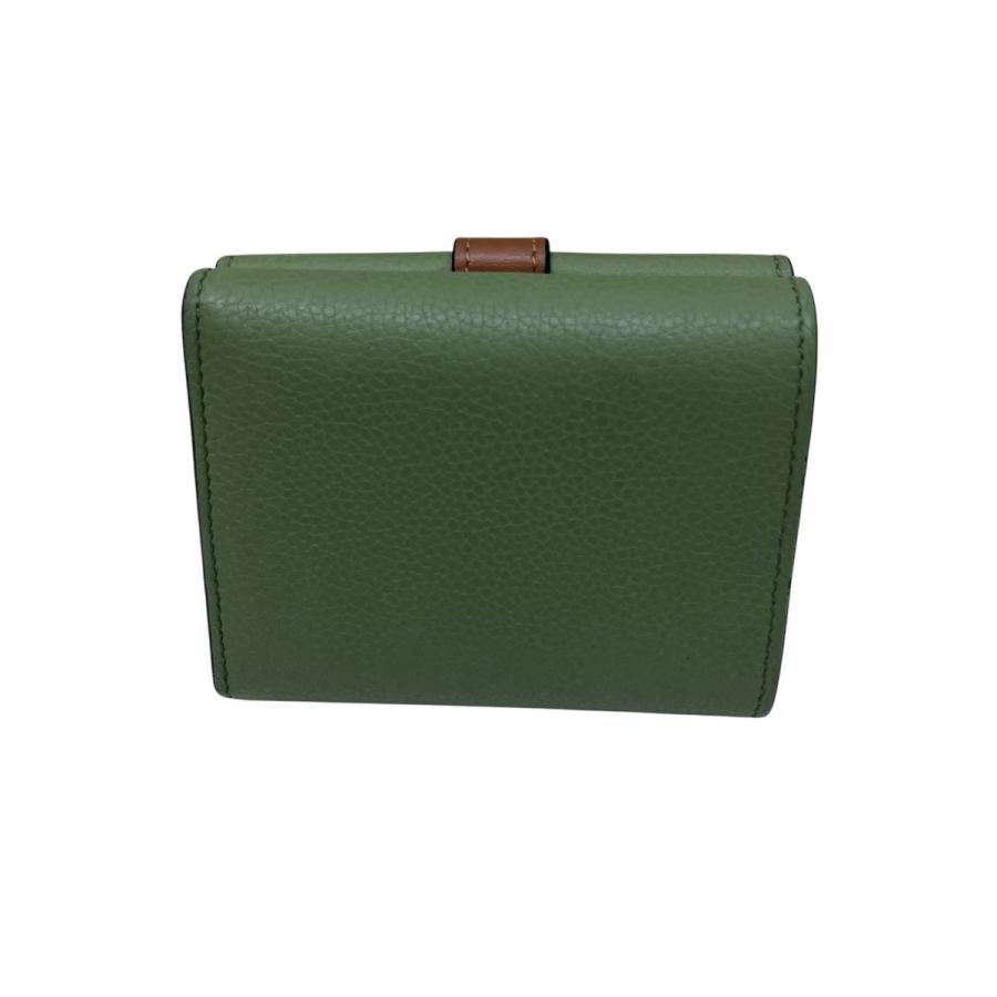 LOEWE（ロエベ） LOEWE 3つ折り財布 グリーン : カインドオルYahoo!店