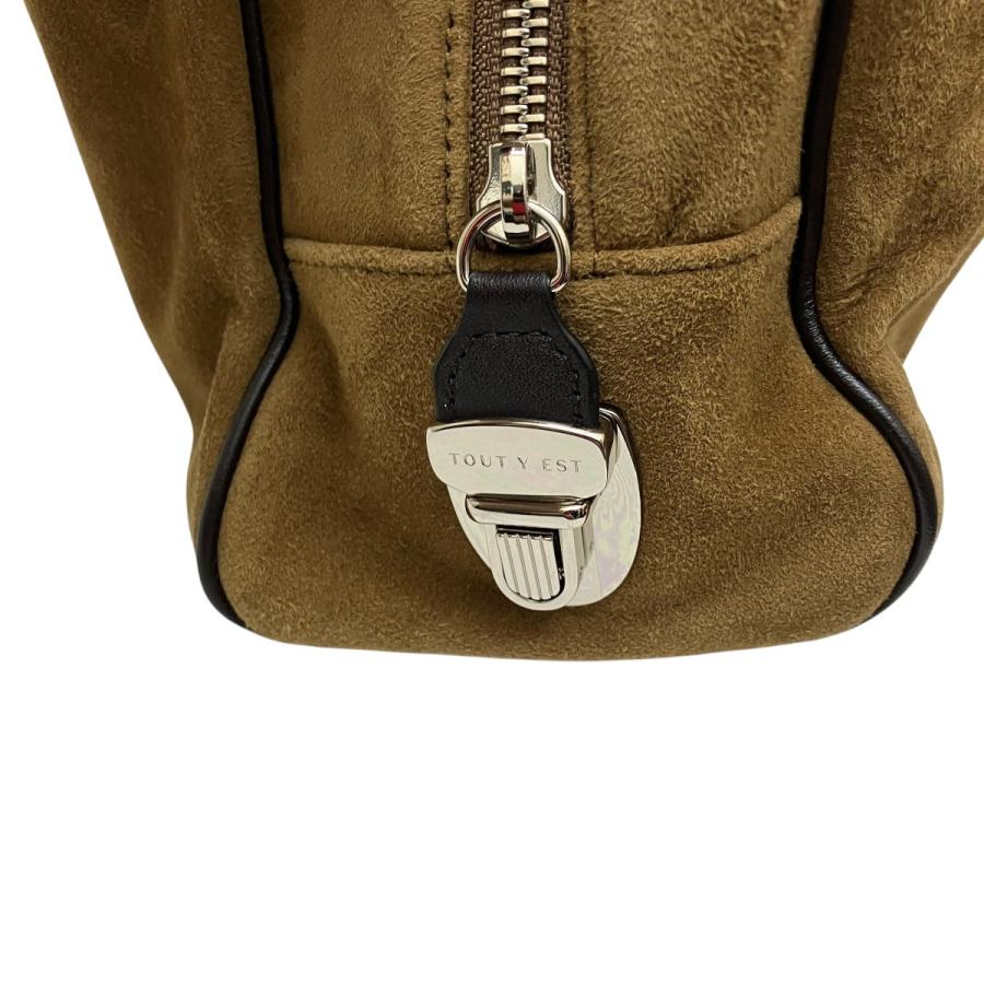 トゥティエ TOUT Y EST SAC LOQUET ハンドバッグ ブラウン