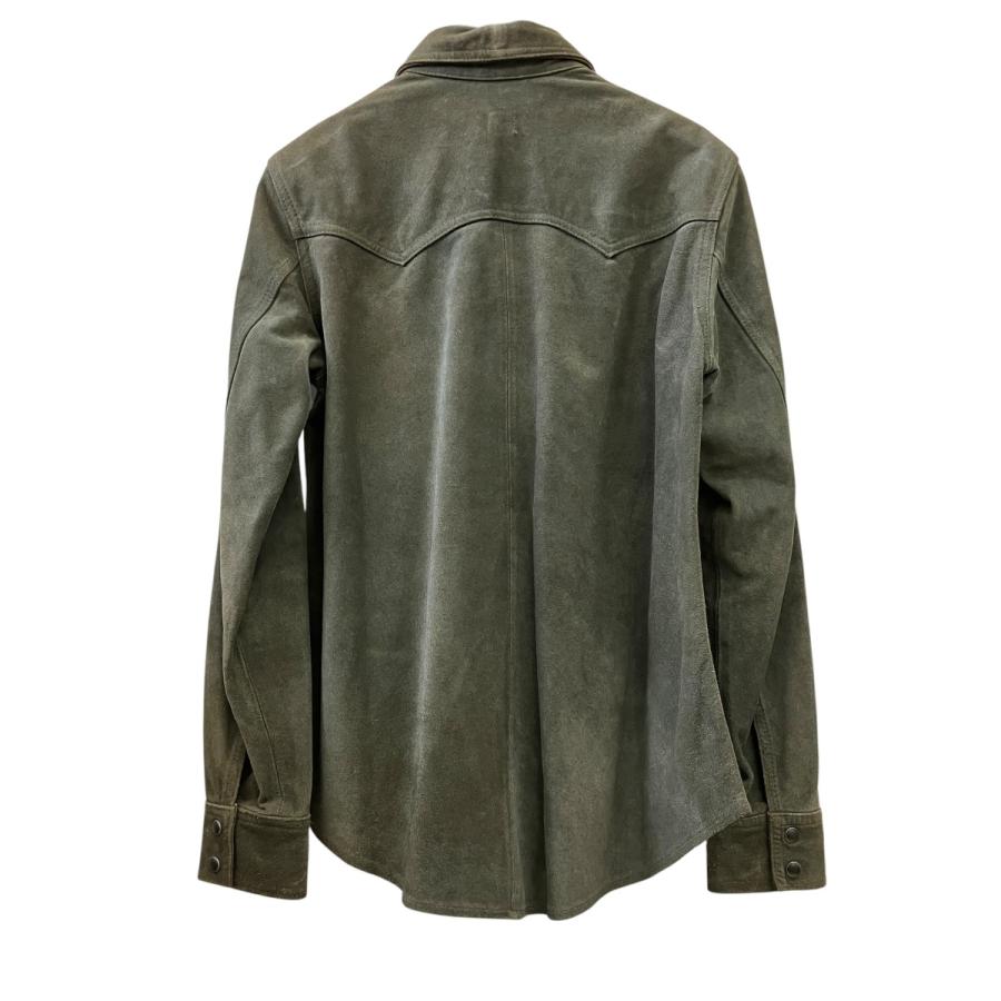 GAP（ギャップ） GAP OLDGAP レザーシャツ グリーン サイズ：M