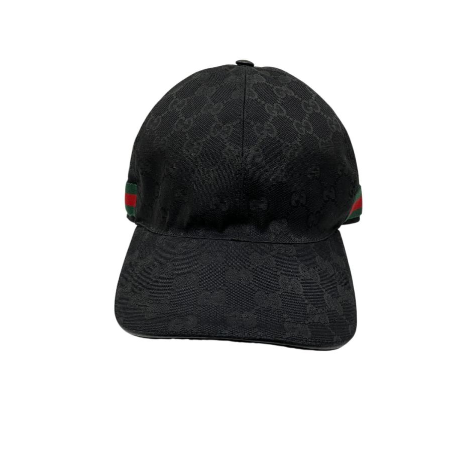 Gucci GG柄キャップ ユニセックス GUCCI（グッチ） GUCCI GG柄 キャップ ユニセックス 200035 ブラック