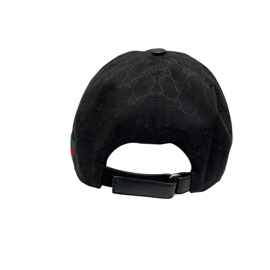 GUCCI（グッチ） GUCCI GG柄 キャップ ユニセックス 200035 ブラック
