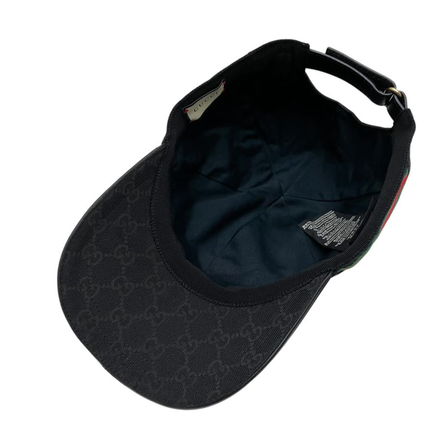 GUCCI（グッチ） GUCCI GG柄 キャップ ユニセックス 200035 ブラック