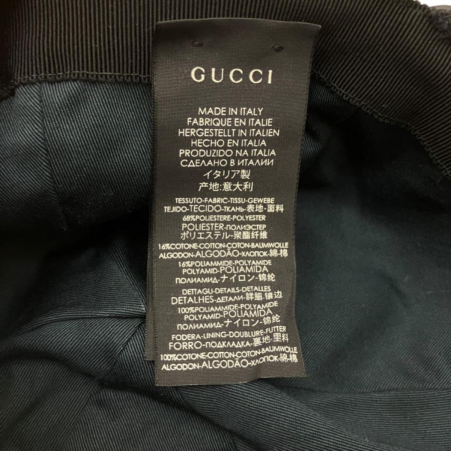 GUCCI（グッチ） GUCCI GG柄 キャップ ユニセックス 200035 ブラック