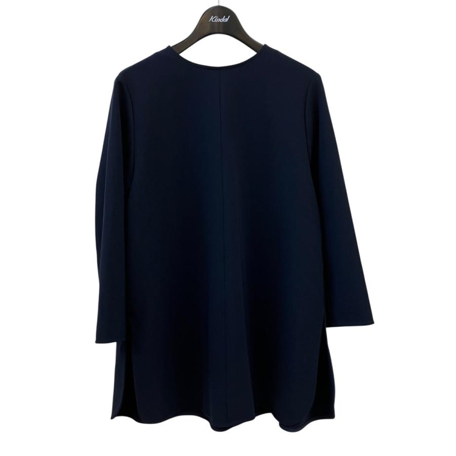 ◆新品未使用タグ付き◆ソージュ　肩タックブラウス　ネイビー　Mサイズ　soeju ソージュ SOEJU ブラウス S-00-SB-029 ネイビー サイズ：M