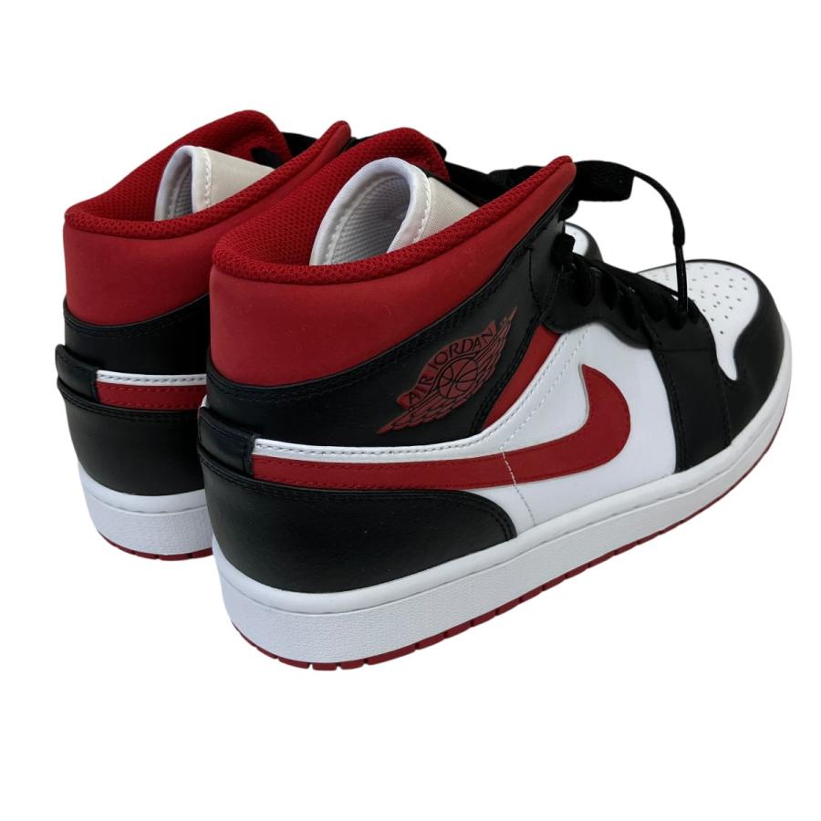 Nikē Air Jordān 1 赤白黒 ハイカット NIKE（ナイキ） NIKE Air Jordan 1 Mid White Gym Red Black