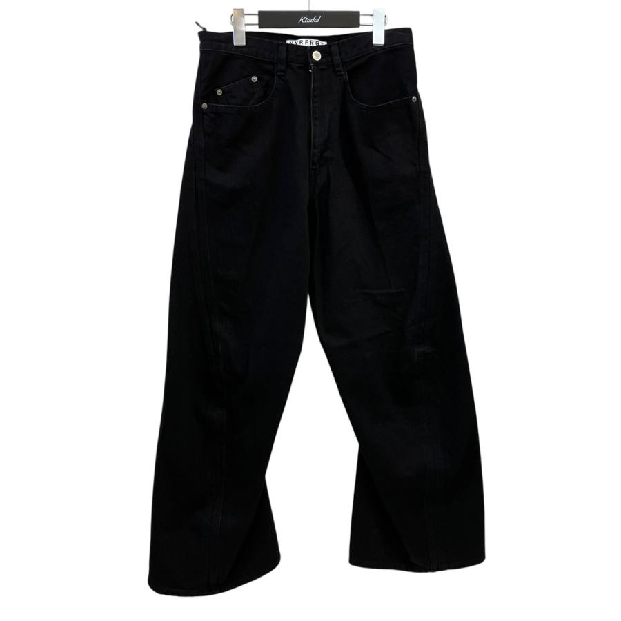 値下げ】NVRFRGT 3D TWISTED WIDE LEG JEANS ワイドデニムパンツ