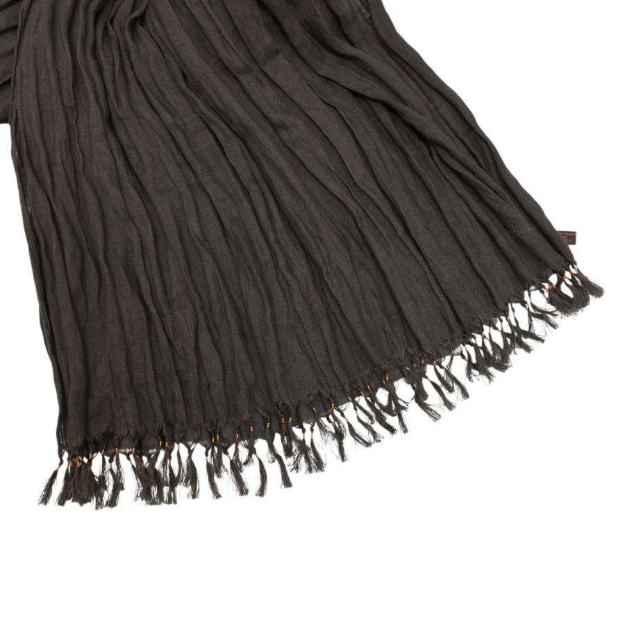 エルメス ストール ブラウン シルク 100% HERMES（エルメス） リネンストール ブラウン : カインドオルYahoo!店