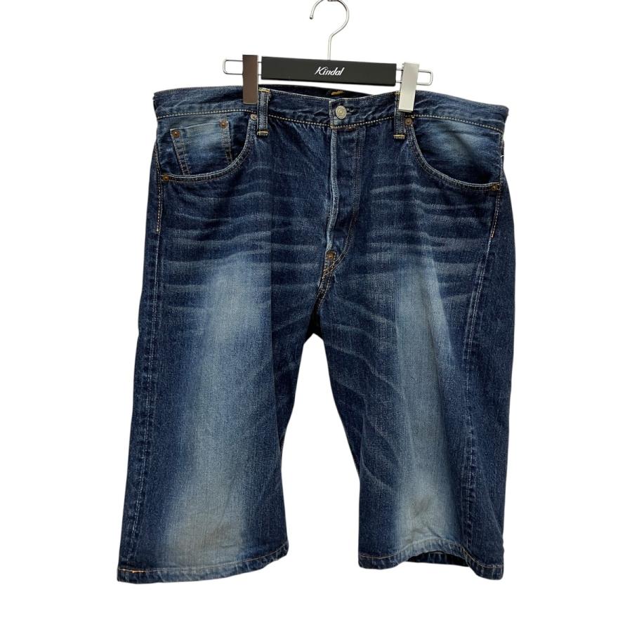 エヴィス EVISU SIOTANI BROTHERS デニムショートパンツ インディゴ 