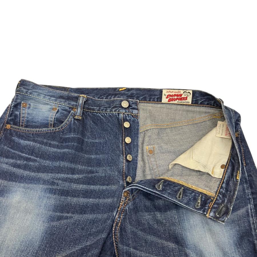 エヴィス EVISU SIOTANI BROTHERS デニムショートパンツ インディゴ