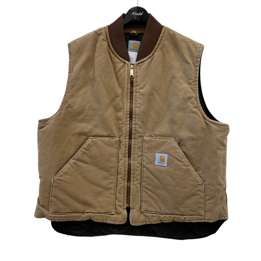Carhartt（カーハート） 裏地キルティング ダックベスト ブラウン