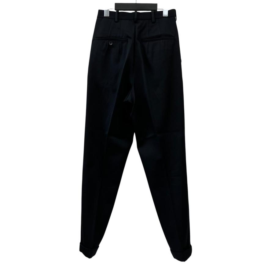 【美品】yohji yamamoto　スラックス　シワギャバ　ワイド　4 Yohji Yamamoto（ヨウジヤマモト） YOHJI YAMAMOTO 91AW ウールギャバ