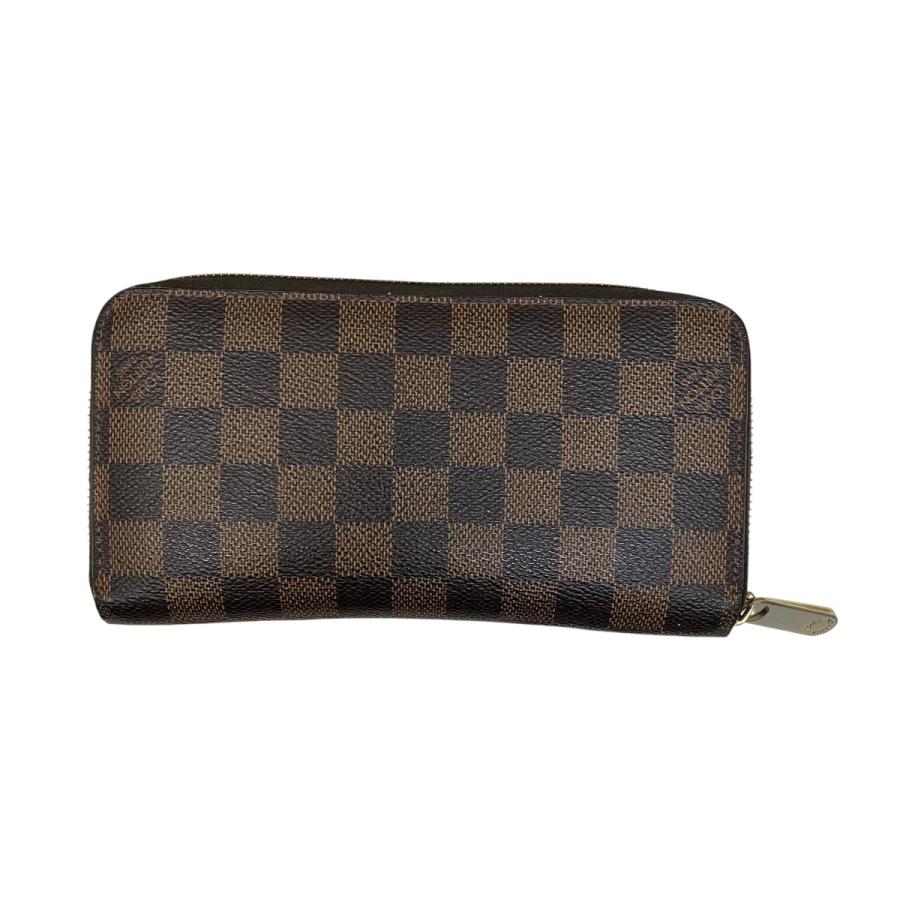 ルイヴィトン ダミエ エベヌ ジッピーウォレット 長財布 ブラウン LOUIS VUITTON（ルイ・ヴィトン） ダミエ・エベヌ ジッピー