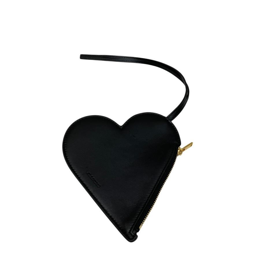 JIL SANDER ハート型ポーチ ブラック JIL SANDER（ジルサンダー） JIL SANDER HEART POUCH ハートポーチ