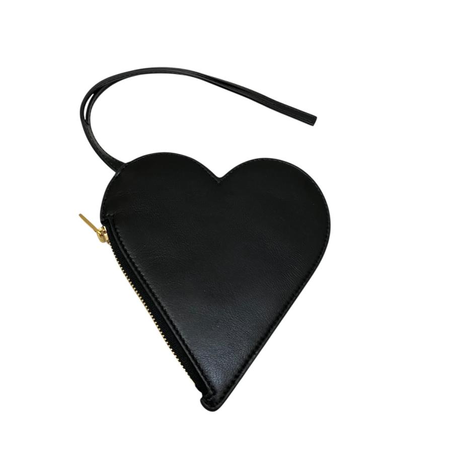 JIL SANDER ハート型ポーチ ブラック JIL SANDER（ジルサンダー） JIL SANDER HEART POUCH ハートポーチ