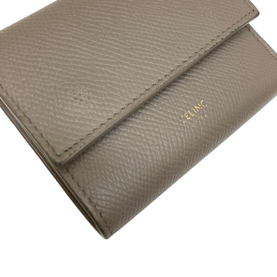 CELINE（セリーヌ） CELINE Tri-fold wallet 3つ折り財布 ベージュ