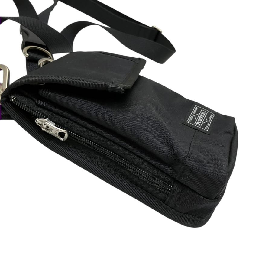 【美品】コムデギャルソンオム × PORTER ショルダーバッグ BLACK PORTER ポーター×コムデギャルソンオム PORTER×COMME des GARCONS