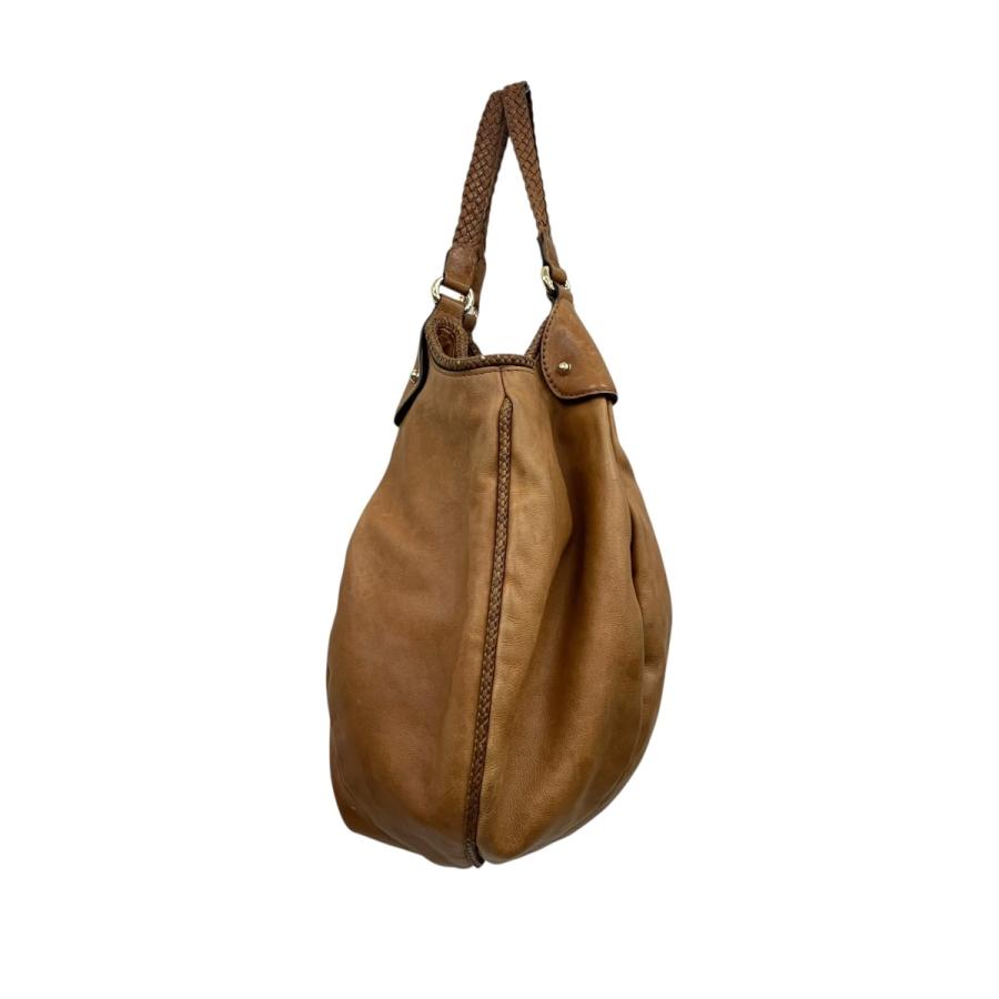 GUCCI（グッチ） レザーバッグ ブラウン : カインドオルYahoo!店