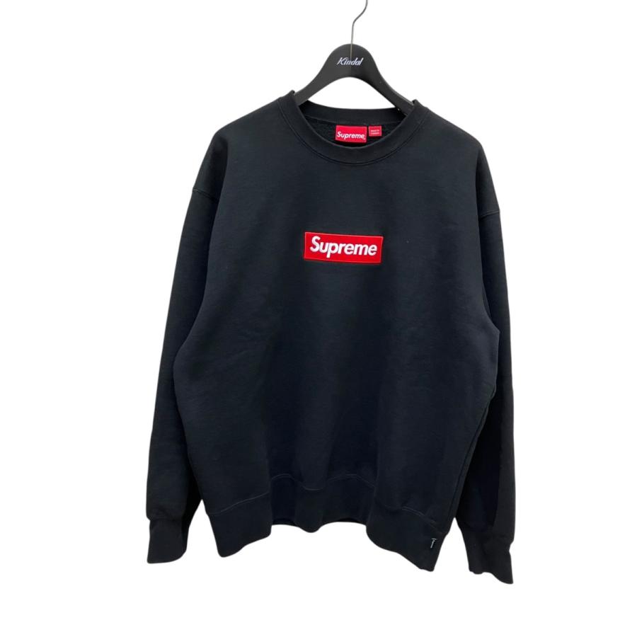 Supreme ボックスロゴ クルーネック スウェット ブラック Supreme（シュプリーム） ボックスロゴ クルーネックスウェット