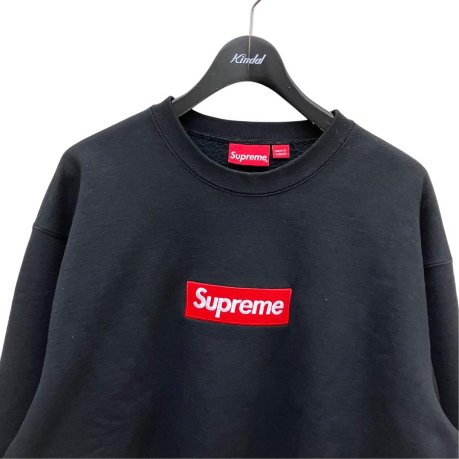 Supreme ボックスロゴ クルーネック スウェット ブラック Supreme（シュプリーム） ボックスロゴ クルーネックスウェット