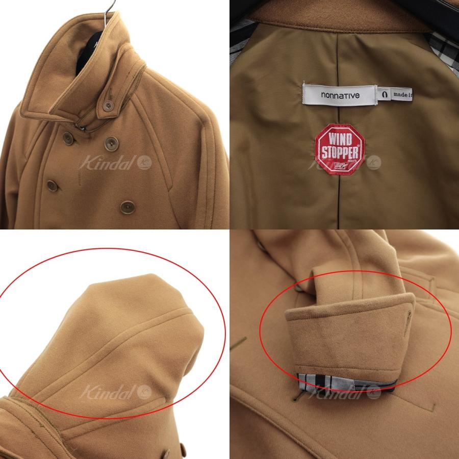 nonnative ウールメルトン　モッズコート　ブラウン　0 S nonnative ウールメルトンモッズコートブラウン0 S