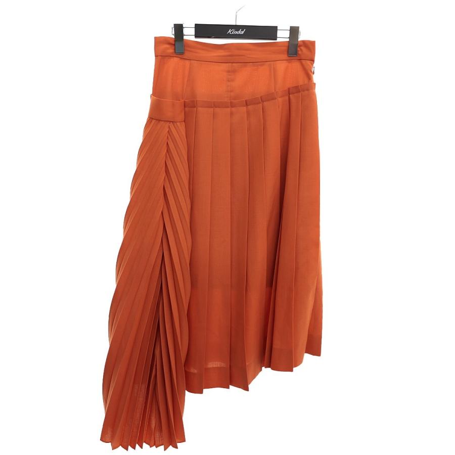 IRENE 【21S87002】Pleated Skirtアシンメトリープリーツスカート 
