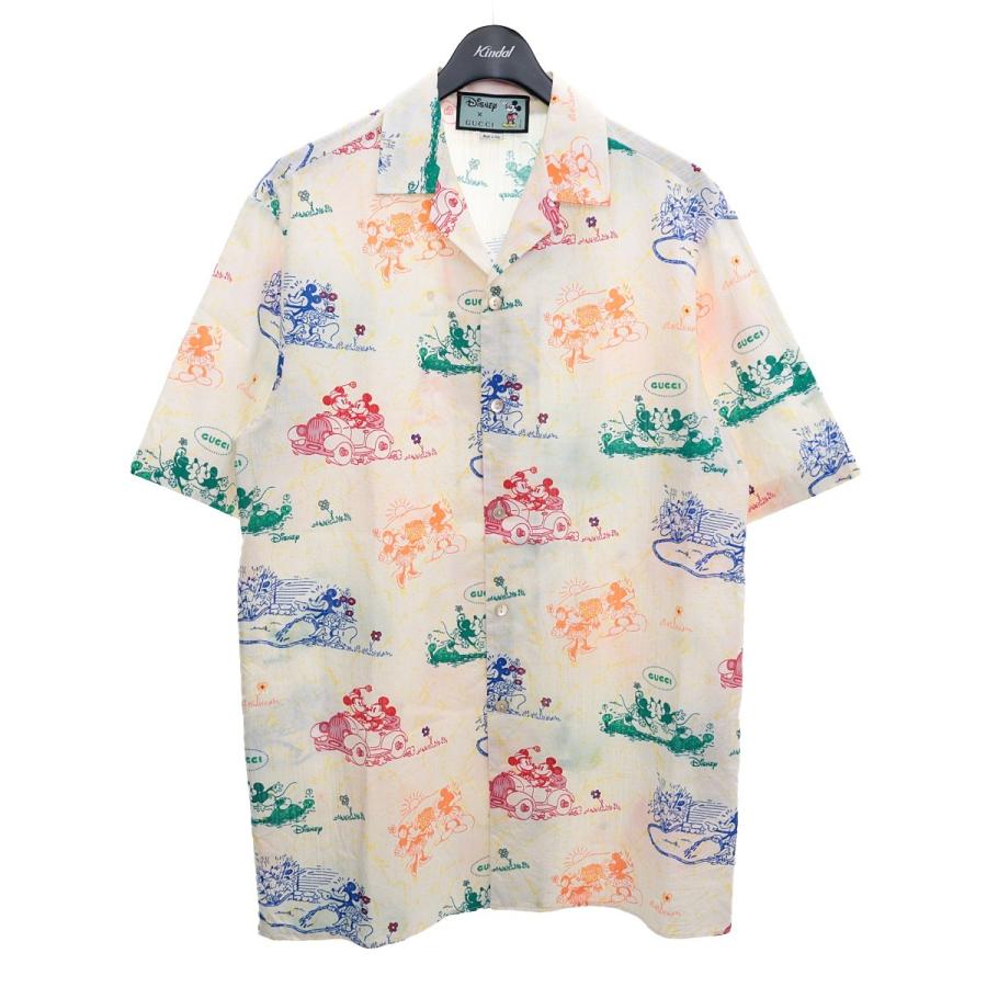GUCCI × Disney ミッキーマウス 半袖シャツ ボウリングシャツ GUCCI × Disney ミッキーマウス 半袖シャツ ボウリングシャツ