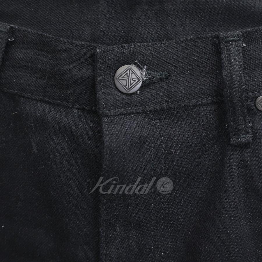 STABILIZER GNZ 【0-33 BAGGY】ジップフライデニムパンツ ブラック 