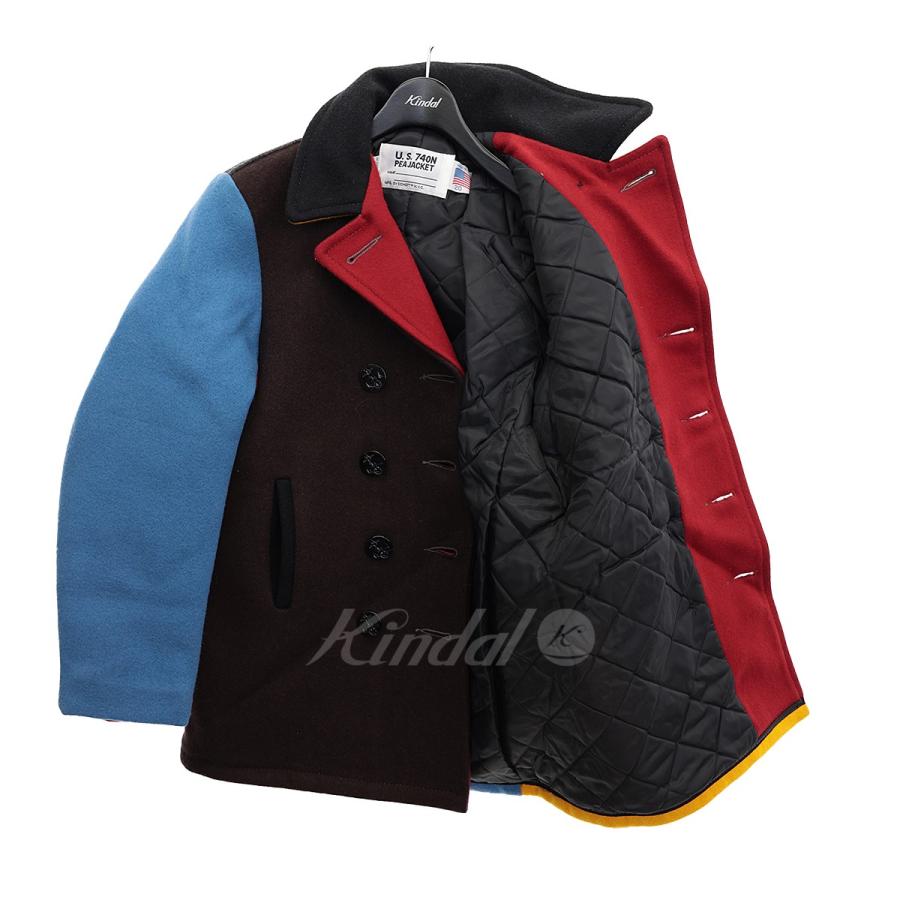 稀少!Schott/Pコート クレイジーカラー 突っ込む 稀少!Schott/Pコート クレイジーカラー 突っ込む