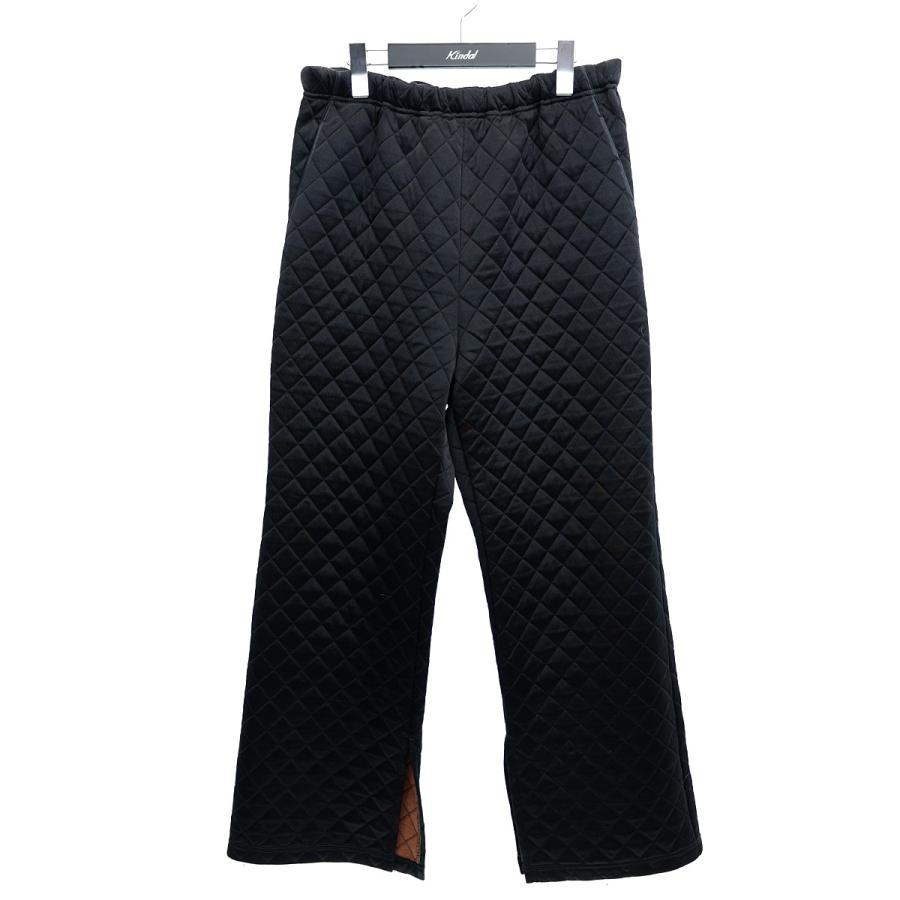 値下げ】RHODO LIRION キルティングイージーパンツ LN837 ブラック  