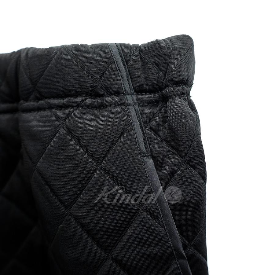 値下げ】RHODO LIRION キルティングイージーパンツ LN837 ブラック  