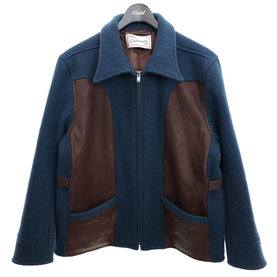 subculture TWO-TONE SPORT JACKET/ BLUE美品 subculture TWO-TONE SPORT JACKET / BLUE