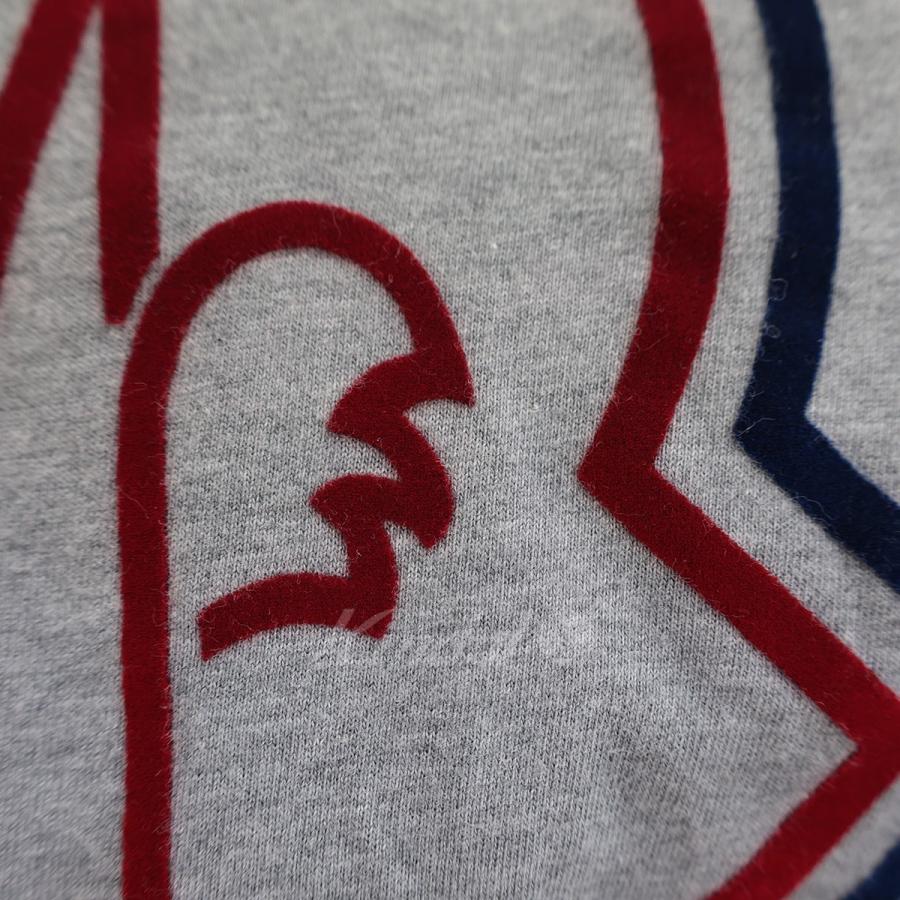 MONCLER 【値下げ】MONCLER フロッキープリントロゴTシャツ 