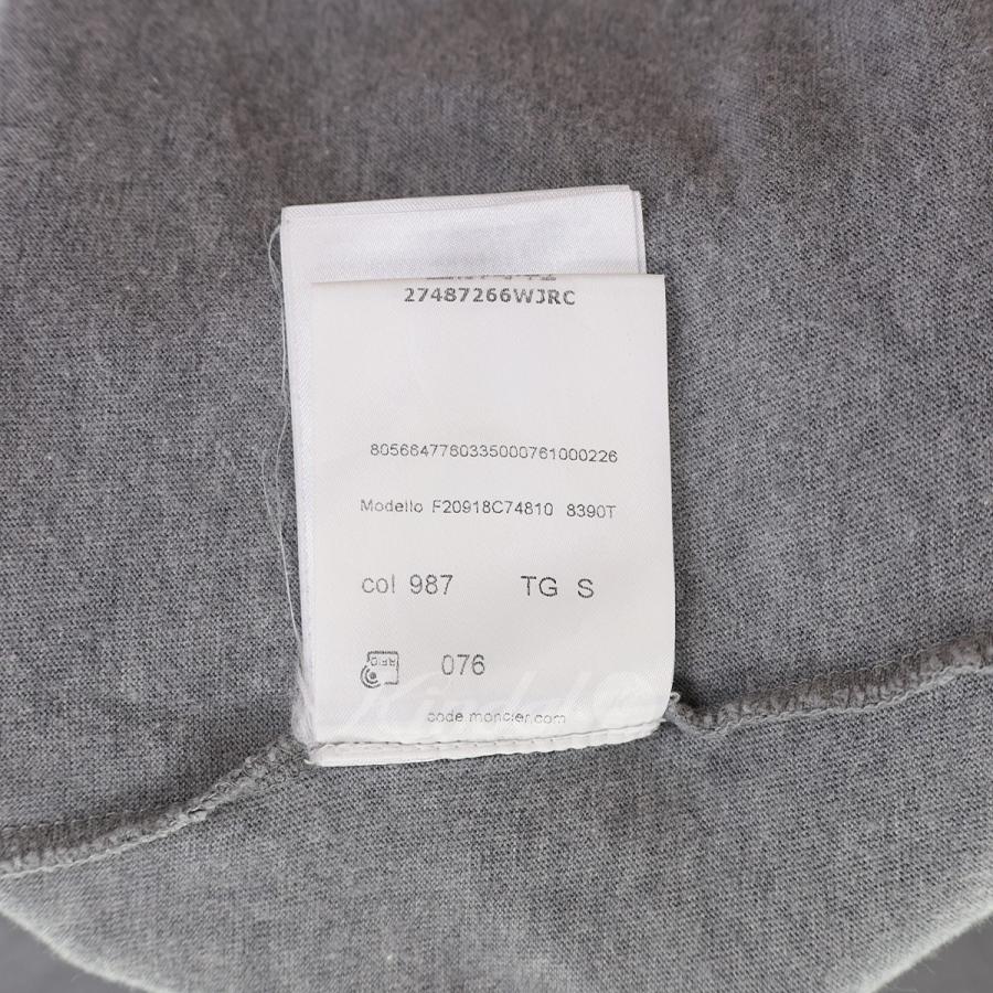 MONCLER 【値下げ】MONCLER フロッキープリントロゴTシャツ 