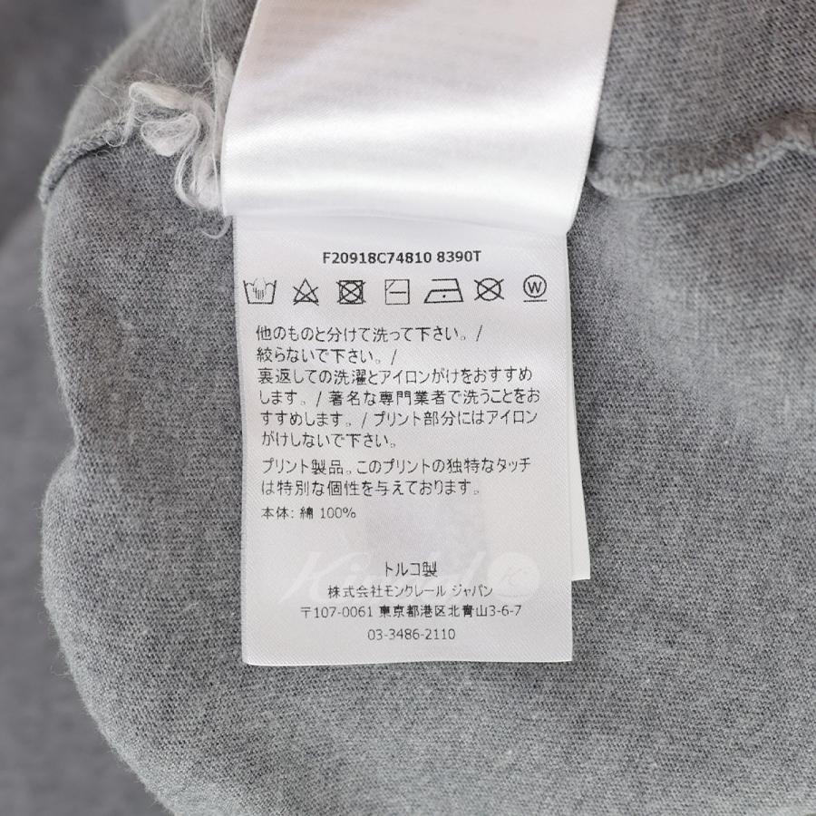 MONCLER 【値下げ】MONCLER フロッキープリントロゴTシャツ 