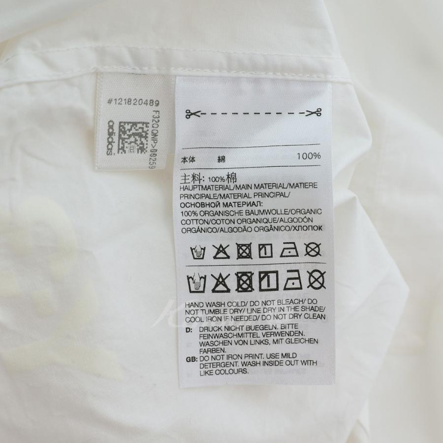 【値下げ】Y-3 バックプリントシャツ GRAPHIC SHIRT EK4555 ホワイト サイズ：M (明石店)｜kindal｜08