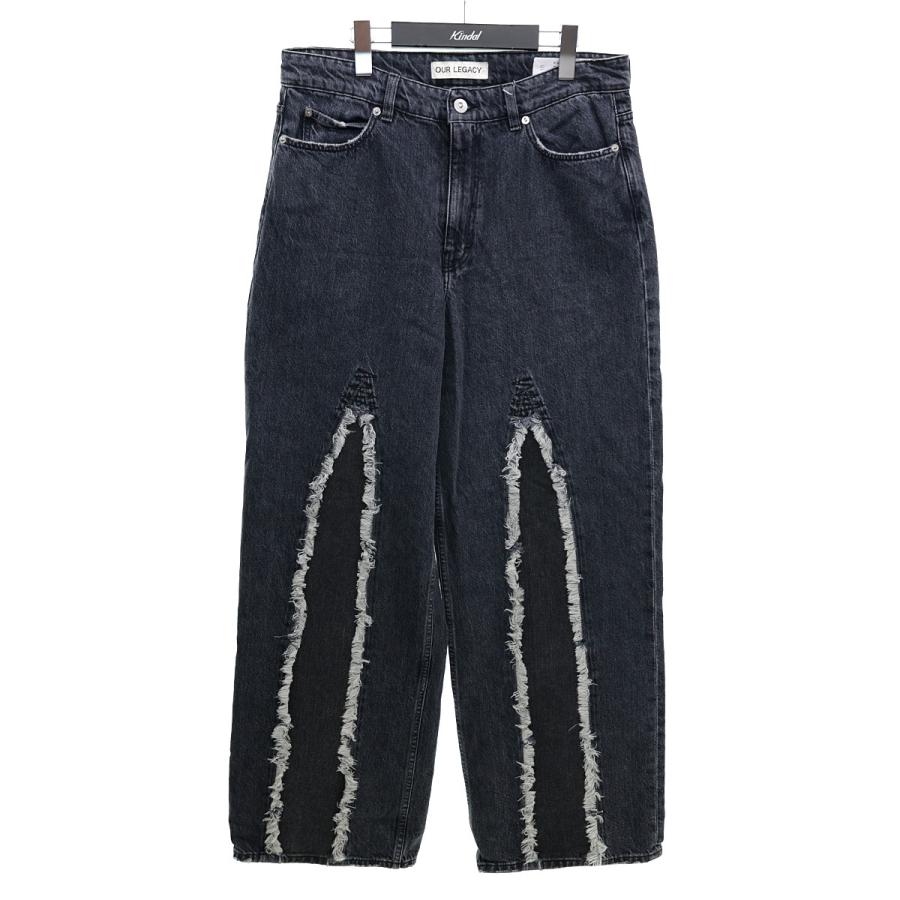 最終値下げ！！ Our Legacy / BLEACH BLACK DENIM パンツ
