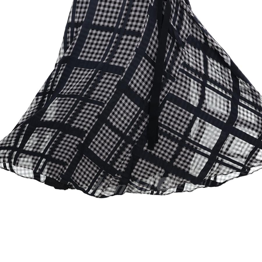 Chika Kisada 【値下げ】Chika テープ装飾チェックスカート CB-18033A  