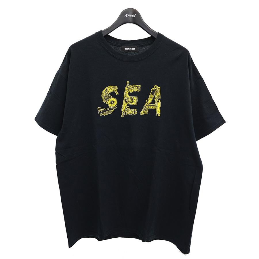 値下げ】WIND AND SEA HIROTTON SKULL T プリントTシャツ WDS-HRTN-06 
