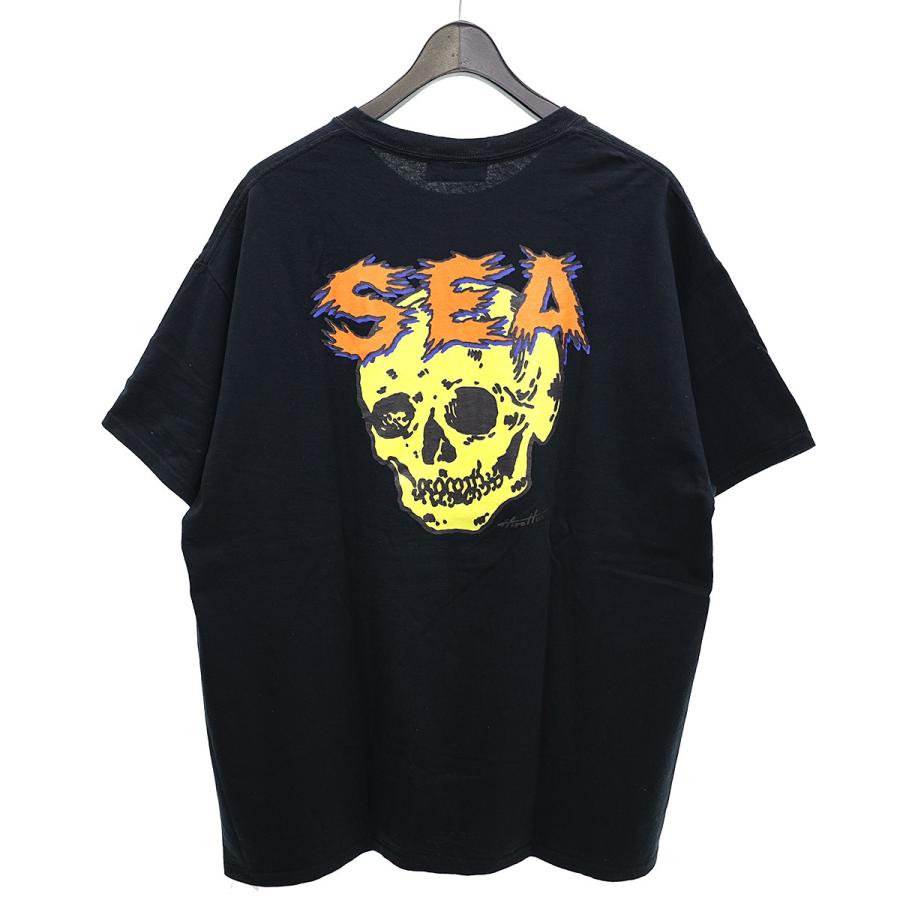 ウィンダンシー WIND AND SEA HIROTTON SKULL T プリントTシャツ WDS-HRTN-06 ブラック サイズ：XL｜kindal｜02