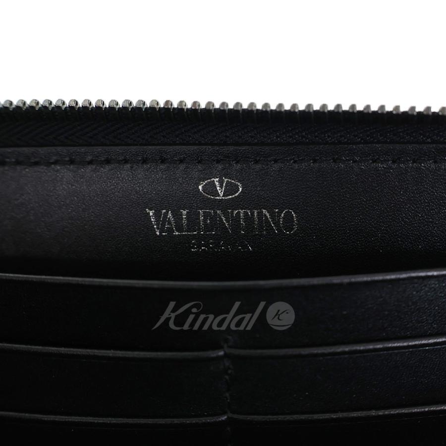 【値下げ】VALENTINO ロックスタッズ　ラウンドジップ長財布 ブラック (明石店)｜kindal｜08